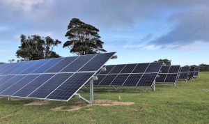 6 banks of solar panels